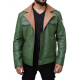 Mobile Suit Gundam Iron-Blooded Orphans Orga Itsuka Cosplay Costume Jacket Tekkadan Orga Itsuka Green Leather Jacket